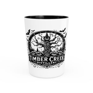 Spooky shot glass