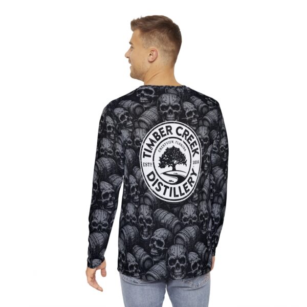 Men's Long Sleeve Shirt Skull and Barrel BLACK