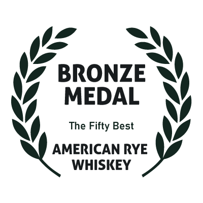 Bronze Medal for American Rye Whiskey from The Fifty Best