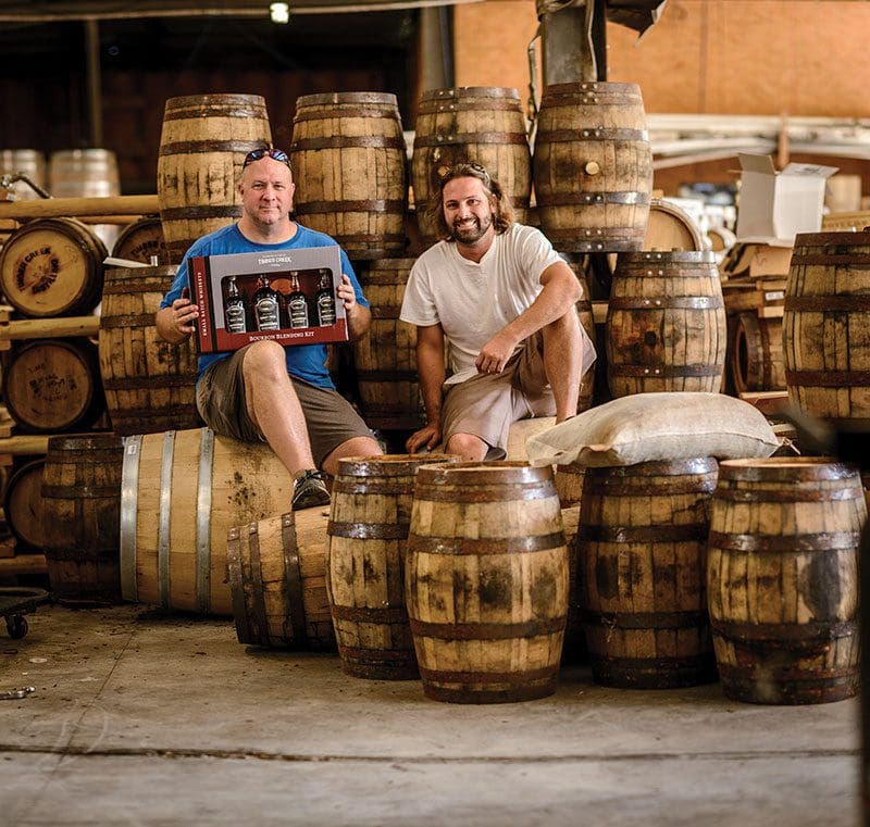 Owners Cam and Aaron at Timber Creek Distillery