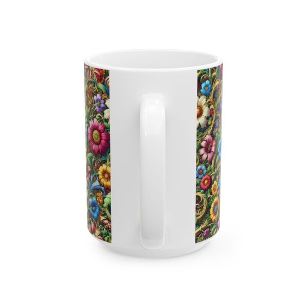 timber creek distillery Flower Ceramic Mug