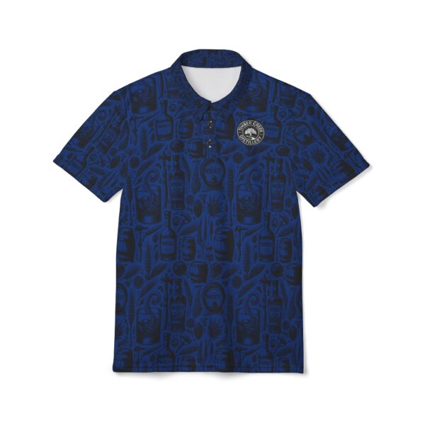 Blue Whiskey Polo Shirt