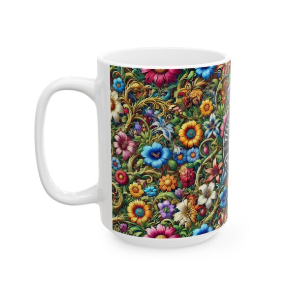 timber creek distillery Flower Ceramic Mug