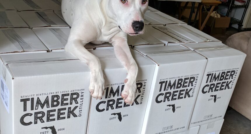 Ghost on Boxes of booze