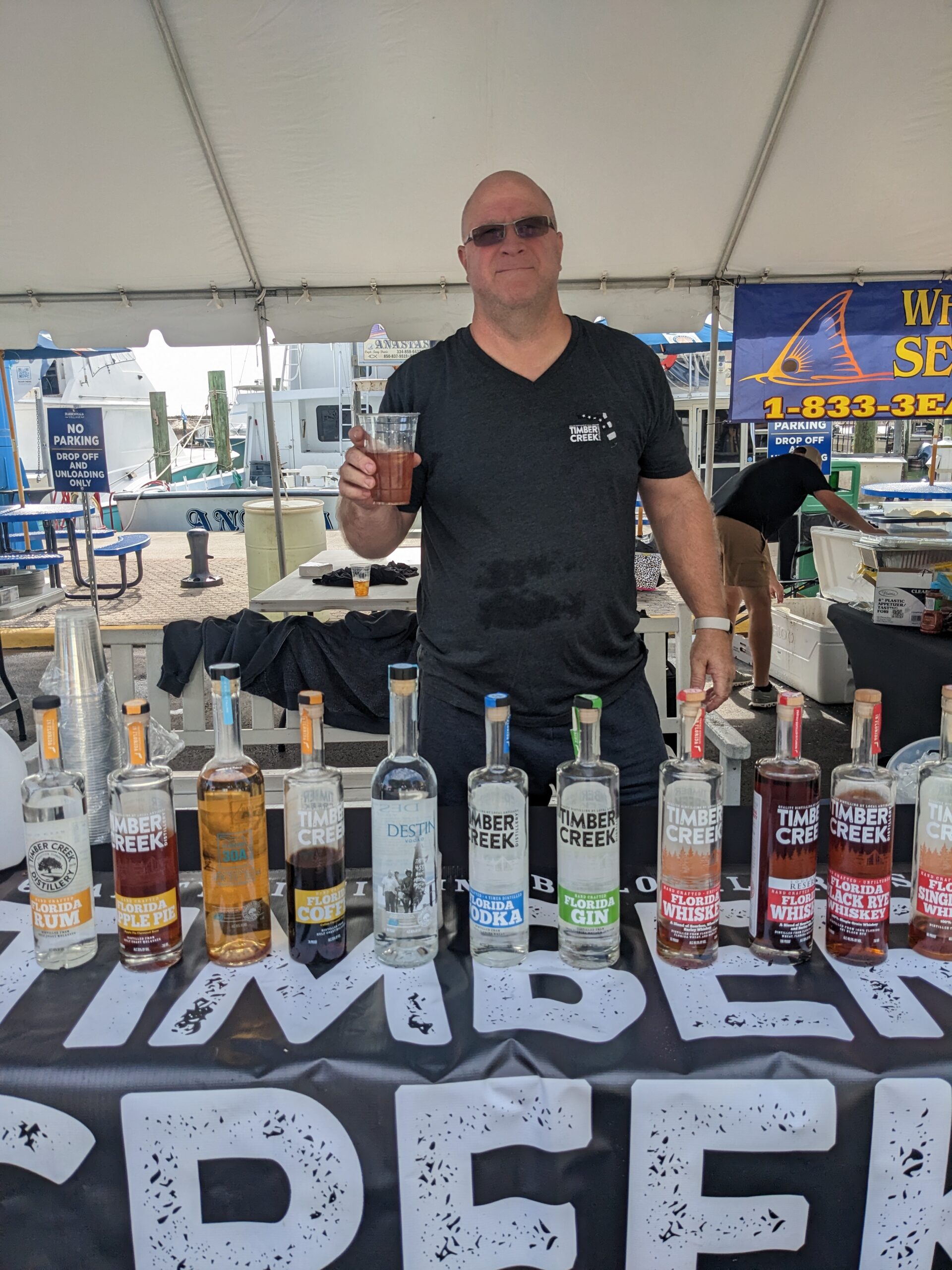 Timber Creek Distillery pouring drinks